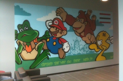Retro Gaming Mural