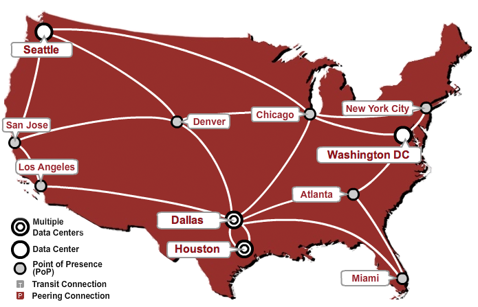 SoftLayer Network Map